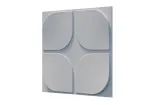 Гіпсова стінова панель 50х50 см FUSION 05