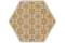 SHINY LINES GOLD HEKSAGON INSERTO E 19.8X17.1 (декор для стін та підлоги)