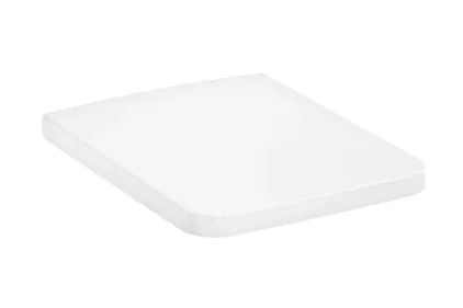 Сидіння на унітаз EluPura Q з функцією SoftClosing top fix, металеві петлі, White (60150450)