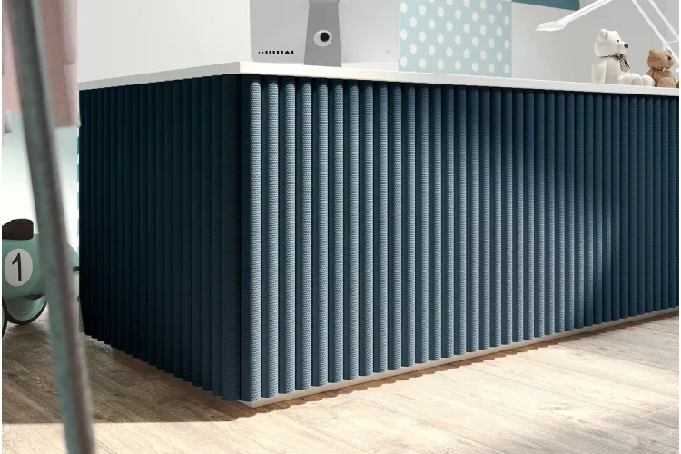 Стінова панель FITWALL, WILLOW VELVET BLUE VERTICAL 128.5x329 (100293413) image 3