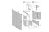 Двері для душу PRIME WHITE 130x200x200, прозоре скло ACTIVE SHIELD 6мм зображення 4