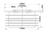 Редукція каналізаційна 110х32 мм DC2-BL зображення 2