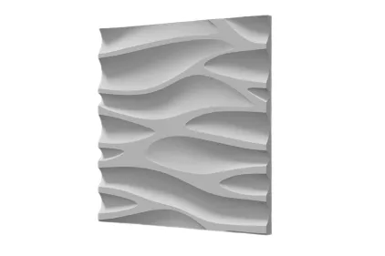 Гіпсова стінова панель 50х50 см WAVE 04