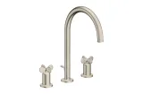 Змішувач Axor Archivio 190 Cross для умивальника на 3 отвори, Brushed Nickel (34027820)