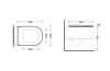 ASTRA Сидіння SLIM для унітазу  SoftClosing/Quick-release Latte (ASCW05) зображення 2