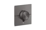 Термостат прихованого монтажу ShowerSelect ID Square HighFlow на 1 функцію, Brushed Black Chrome (36777340)