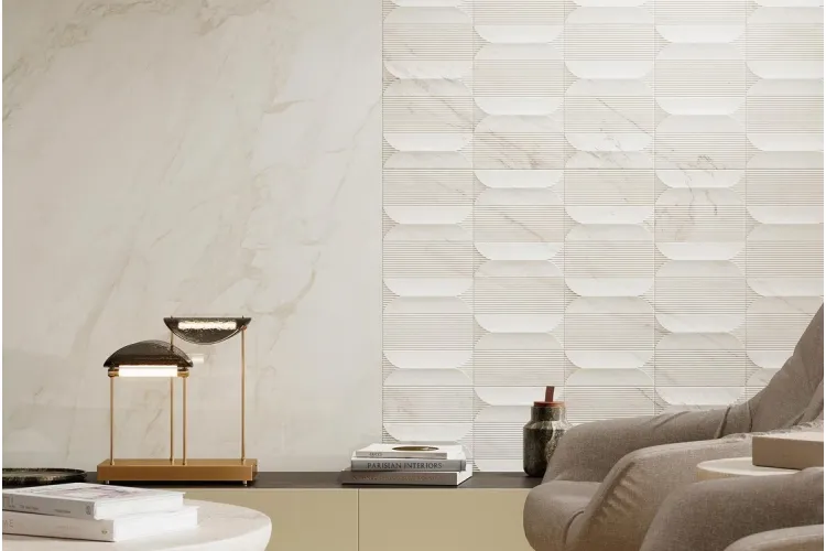 G278 DECO GLEM WHITE 59,6x150 декор (плитка настінна) зображення 2