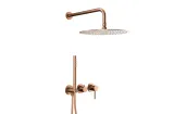 Змішувач для душу з душовим комплектом MOZA brushed rose gold 5039-511-34