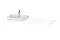 HAPPY D.2 Plus Стільниця для тумби 160х55 см (HP031HL3636) White Satin Matt
