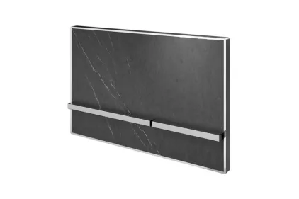 Smart-line, Кнопка змиву подвійна, з керамічною вставкою, chrome_marquina stone (100360467)