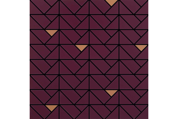 M3J4 ECLETTICA PURPLE MOSAICO BRONZE 40x40 (мозаїка) зображення 1
