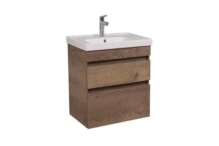 Тумба ВІНТАЖ 60 см з умивальником Frame, аліканте image 1