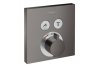Термостат прихованого монтажу ShowerSelect на 2 клавіші Brushed Black (15763340) image 1