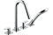 Змішувач Axor Citterio M для ванни врізний монтаж на плитку 4 отвори Chrome (34454000)