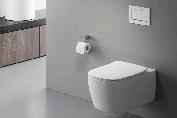 Тримач туалетного паперу відкритий "FLOW steel", хром image 3