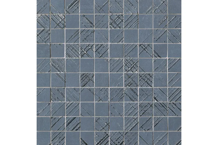 BLOOM METAL BLUE SILVER MOSAICO 30.5x30.5 fOY0 (мозаїка) image 1