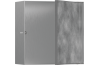 XtraStoris Rock Настінна ніша з дверцятами 30х30х14см Brushed Stainless Steel (56091800) зображення 1