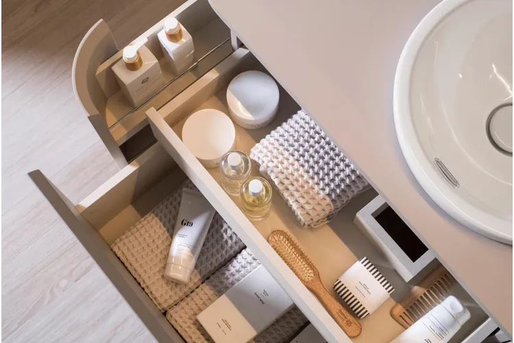 Pack FORMA Almond, Комплект меблів для ванної кімнати + змішувач chrome+almond (100317356) зображення 5