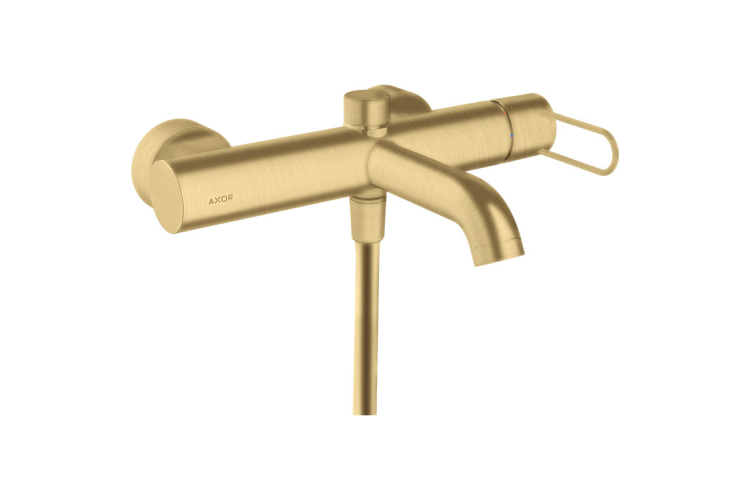 Змішувач Axor Uno для ванни, ручка Loop, Brushed Gold Optic 38421250 зображення 1