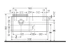 HAPPY D.2 Plus Консольна тумба на 4 шухляди 160х55 см Graphite Super Matt (HP4973L8080) зображення 3