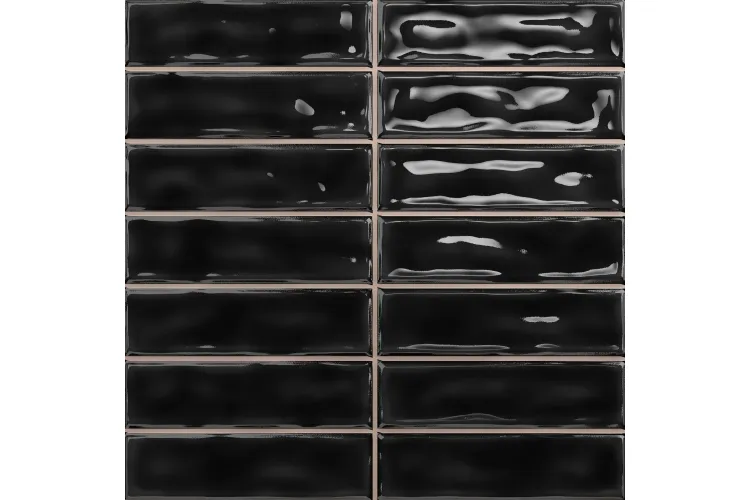 STICKS BLACK 20x20 см (2,5х10) (плитка настінна) зображення 1