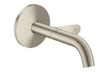 Змішувач AXOR One Select 160 для умивальника зі стіни, Brushed Nickel (48180820)