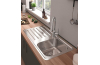 Кухонна мийка S4111-F340 на стільницю 915х505 з сифоном (43340800) Stainless Steel image 3