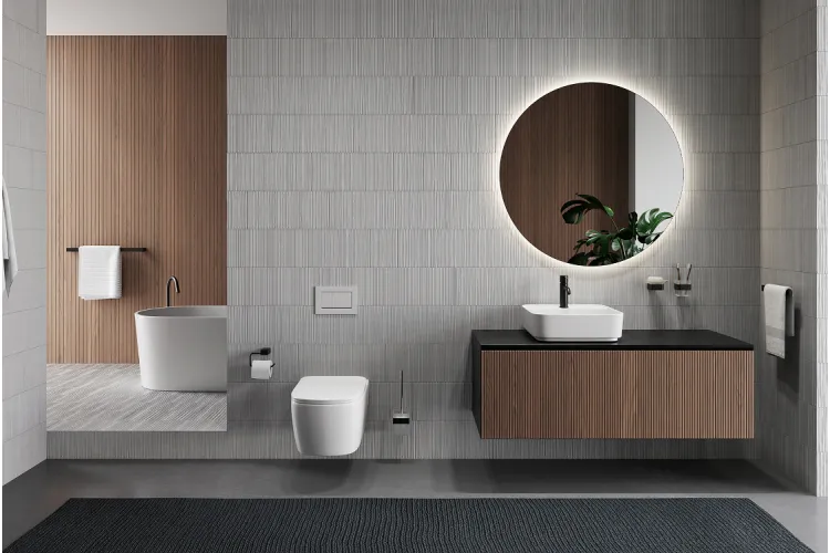 Тримач туалетного паперу відкритий "FLOW white" image 3