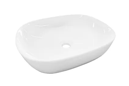 VT Умивальник накладний без отвору під змішувач 46.5x37.5x11.5, white