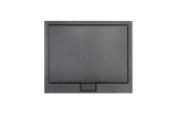 Піддон прямокутний AXIM 120х90x4.5 stone effect чорний + сифон