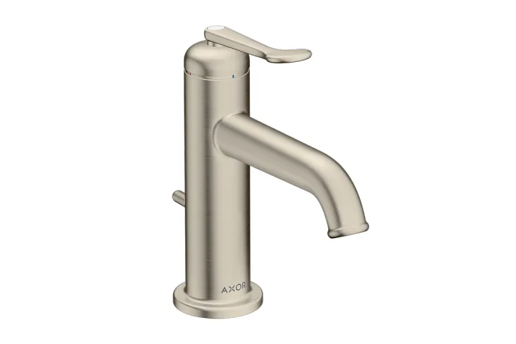 Змішувач Axor Archivio 90 CoolStart для умивальника з донним клапаном pop-up, Brushed Nickel (34002820) зображення 1