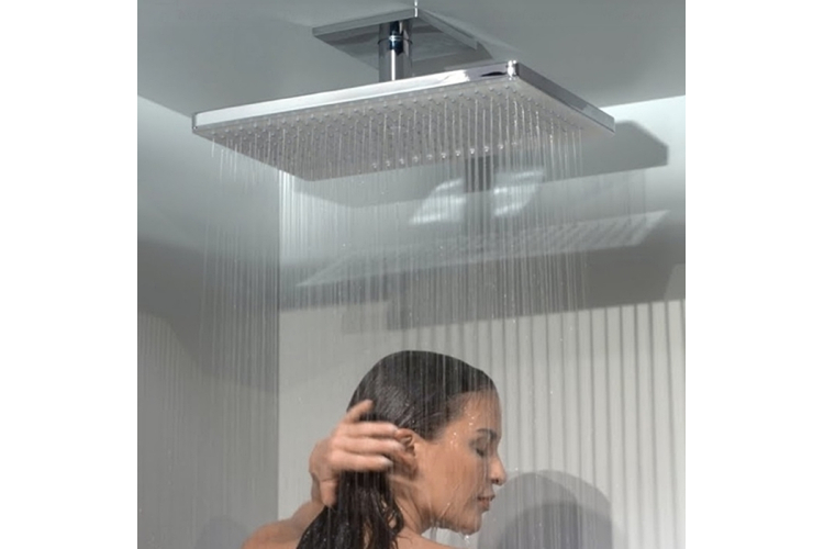 Верхній душ Rainmaker Select 460 2jet з тримачем до стелі White/Chrome (24004400) image 3