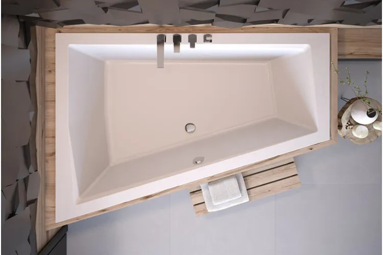Ванна акрилова INTIMA DUO SLIM 170х125 Ліва (соло) без ніг image 5