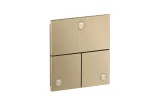 Перемикач ShowerSelect ID Square на 3 функції, Brushed Bronze (36780140)