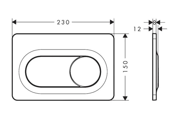 Панель змиву iFrame Original S White (66002450) image 4