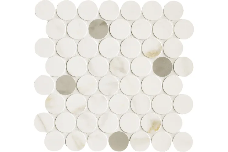 M8FU MAGNIFICA CALACATTA GOLD MOSAICO CIRCLE 31х31 (мозаїка) image 1