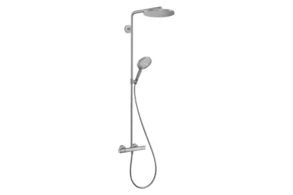 Душова система Raindance S 240 EcoSmart PowderRain 2jet з термостатом, Brushed Bronze (28823140)