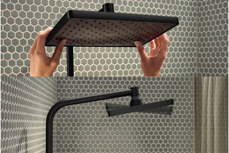 Душова система Activera Q 290/180 1jet EcoSmart ShowerTablet Select 360, MattBlack (28648670) зображення 3