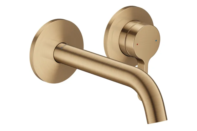 Змішувач AXOR One 160 для умивальника зі стіни, Brushed Bronze (48170140) image 1