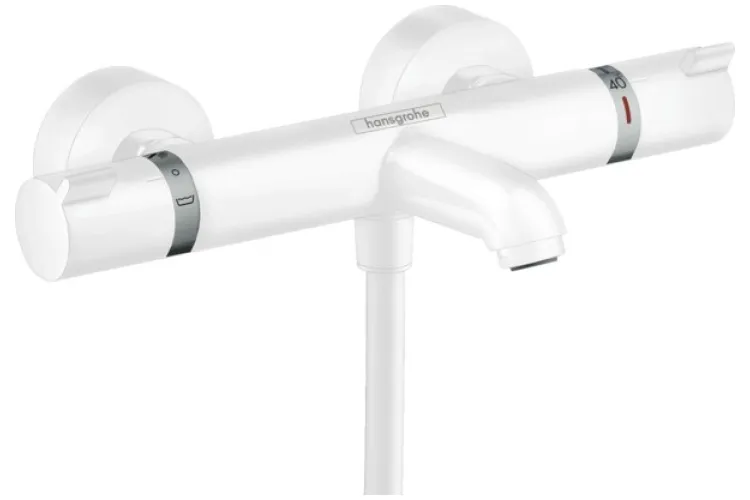 Змішувач з термостатом для ванни Ecostat Comfort, Matt White (13114700) зображення 1