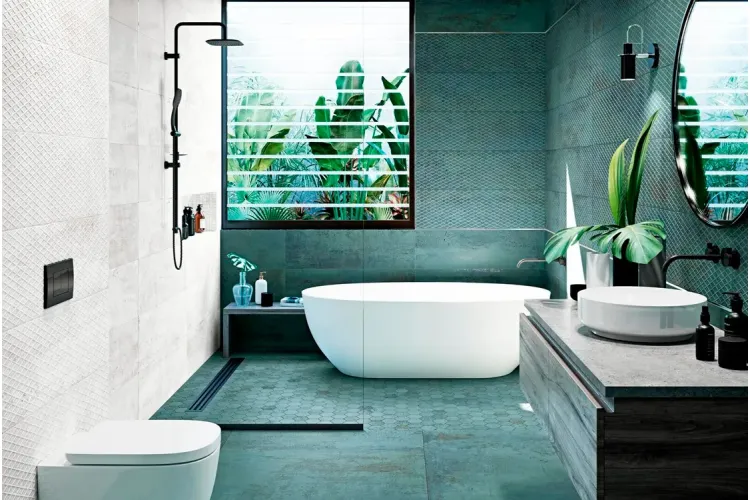 G-3284 METALLIC GREEN NATURAL 99.55x99.55 (плитка для підлоги і стін) зображення 2