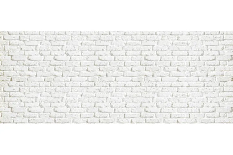 Стінова панель FITWALL,  MATTONI BIANCO HORIZONTAL 322x130 (100318235) image 1