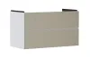 Тумба під умивальник Xevolos E 980/475 на 2 шухляди Matt White/Front Patterned Bronze (54181390) зображення 1