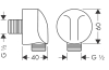 Шлангове під'єднання FixFit E зі зворотним клапаном (27458000) зображення 3