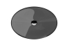 Умивальник на стільницю ANYA Carbon Grey 50х35 клік-клак хром image 3