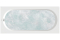 OBERON Ванна 1600x750 кварил з ніжками + Combipools (UCC160OBE2A1V01)