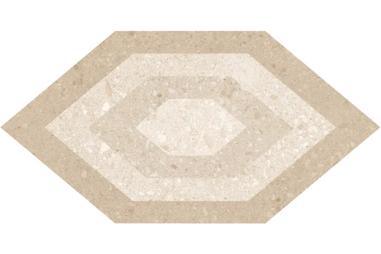 PORTLAND COMBI BEIGE KAYAK 17x33 (шестигранник) (плитка для підлоги і стін) image 1