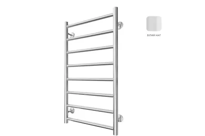 Рушникосушка INOX Флет 770х530/500білий матовий