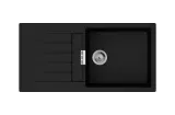 Кухонна мийка S520-F480 1000х500 з полицею Graphiteblack (43358170)
