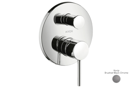 Змішувач Axor Starck Pin прихованого монтажу ванна/душ, Brushed Black Chrome 10416340